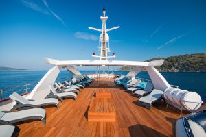 Sundeck - MS Aquamarin Deluxe Croatia Cruise Ship