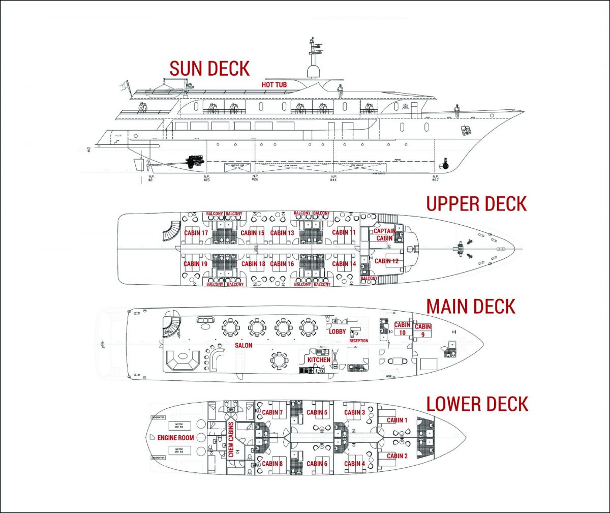 MS Infinity Deck Plan