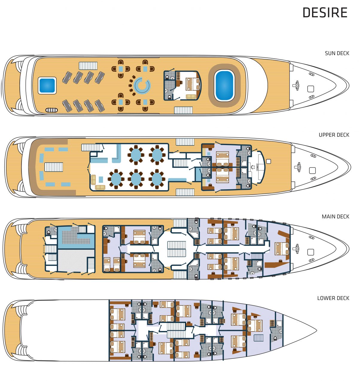 MS Desire Deck Plan